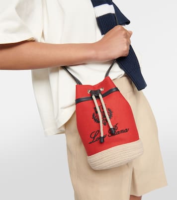 Secchiello Sailor Mini in canvas | Loro Piana