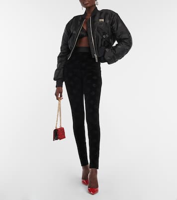 Leggings de algodón con logo | Dolce&Gabbana