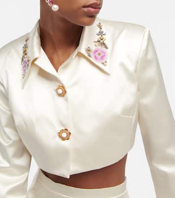 Bridal - Giacca e top in seta con decorazioni | Miss Sohee