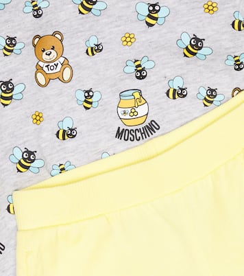 Baby - T-shirt e shorts in cotone | Moschino Kids
