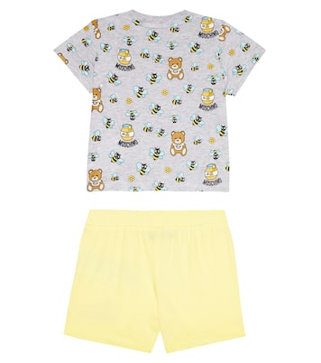Baby - T-shirt e shorts in cotone | Moschino Kids