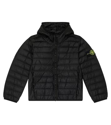 Quilted down jacket | Stone Island Junior