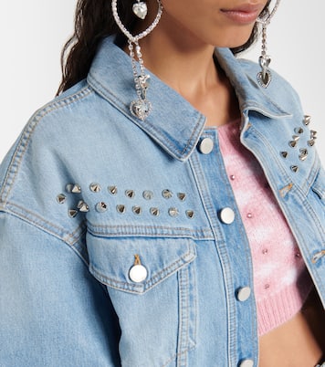 Veste en jean à ornements | Alessandra Rich