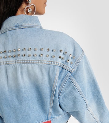 Veste en jean à ornements | Alessandra Rich