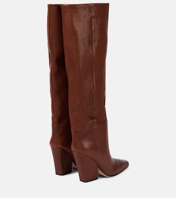 Jane leather knee-high boots | Paris Texas