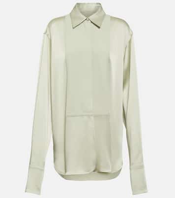 Chemise oversize en satin | Jil Sander