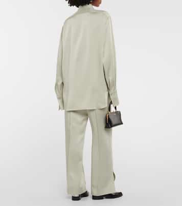 Chemise oversize en satin | Jil Sander