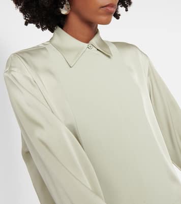 Chemise oversize en satin | Jil Sander