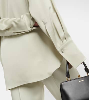 Chemise oversize en satin | Jil Sander