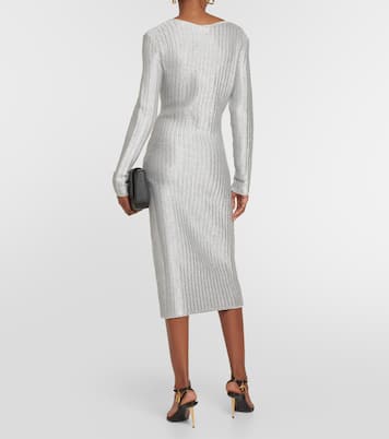 Vestido midi en mezcla de algodón | Tom Ford