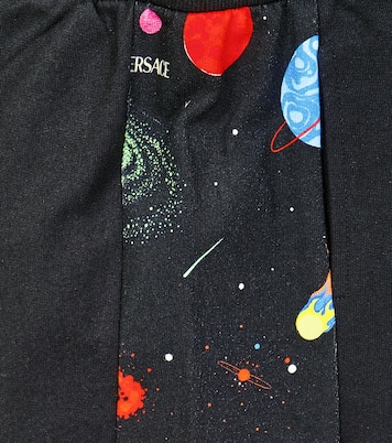Printed cotton jersey sweatpants | Versace Kids