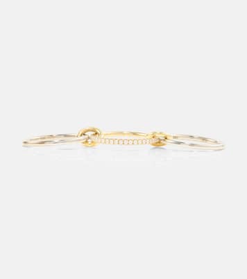 Anello Sonny in oro bianco e giallo 18kt con diamanti | Spinelli Kilcollin