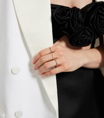 Anello Sonny in oro bianco e giallo 18kt con diamanti | Spinelli Kilcollin