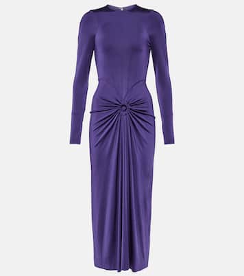 Gathered midi dress | Victoria Beckham
