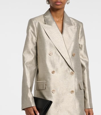 Blazer Chapone oversize metallizzato | Joseph