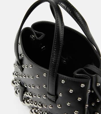 Sac Mina 20 en cuir à ornements | Alaïa