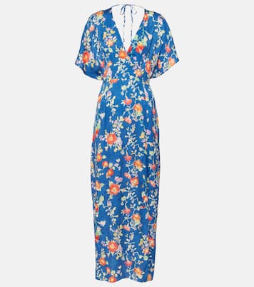 Abito midi Sadie in jacquard di raso | Rixo