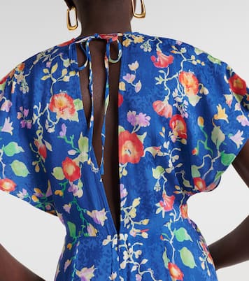 Abito midi Sadie in jacquard di raso | Rixo