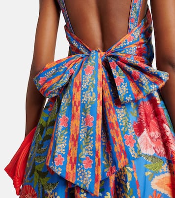 Maxikleid Stiched Garden aus Baumwolle | Farm Rio