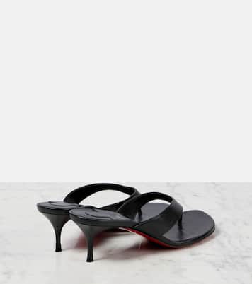 Pantoletten Raratonga 55 aus Leder | Christian Louboutin