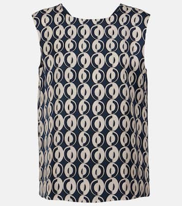 Top Timetop in seta con stampa | 'S Max Mara