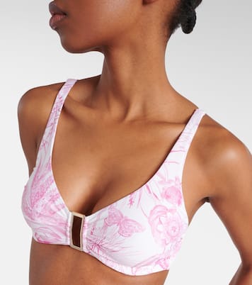 Top bikini Bel Air con stampa | Melissa Odabash
