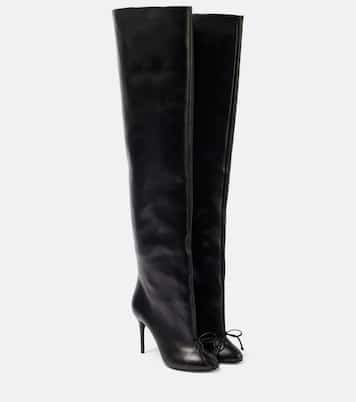 Botas mosqueteras de piel con lazo | Alaïa