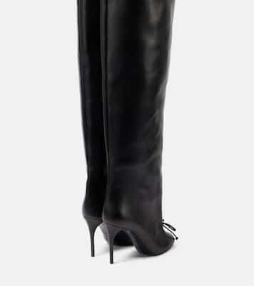 Botas mosqueteras de piel con lazo | Alaïa