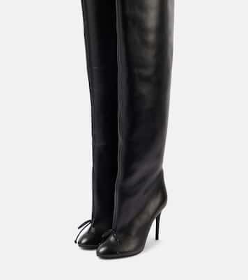 Botas mosqueteras de piel con lazo | Alaïa