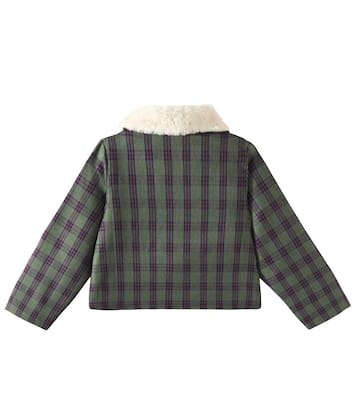 Veste Alia brodée à carreaux | Louise Misha
