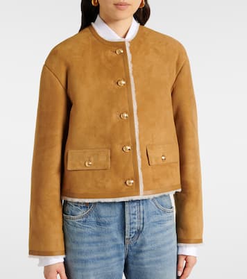 Jacke Zanie aus Veloursleder mit Shearling | Nili Lotan
