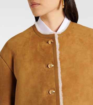 Jacke Zanie aus Veloursleder mit Shearling | Nili Lotan