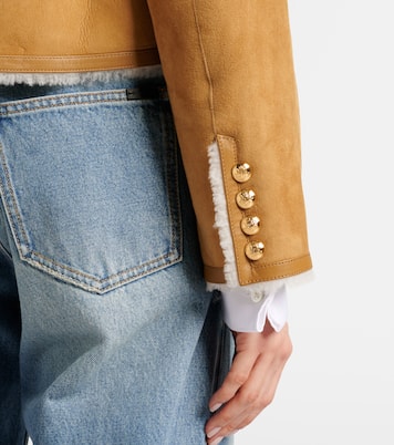 Jacke Zanie aus Veloursleder mit Shearling | Nili Lotan