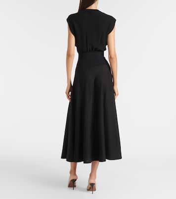 Abito midi in misto lana | Alaïa