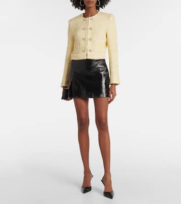 Cropped bouclé jacket | Rotate