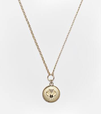 Collier Protection en or 18 ct et diamants | FoundRae