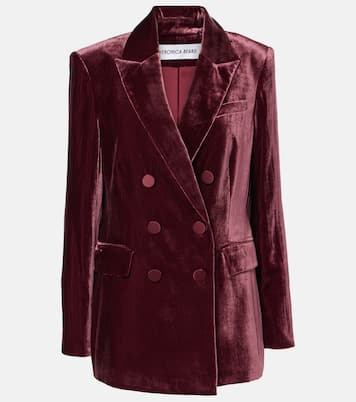 Blazer doppiopetto Ellette in velluto | Veronica Beard