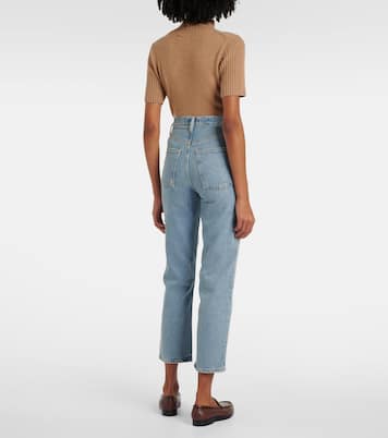 Jeans rectos 90's Pinch Waist Crop de tiro alto | Agolde