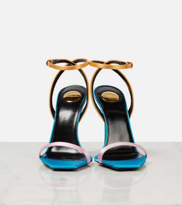 Sandali Dominique 110 in crêpe di raso | Saint Laurent