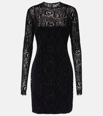 4G snake-print tulle minidress | Givenchy