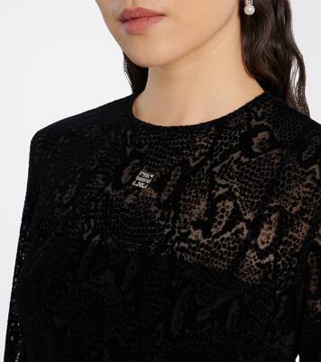 4G snake-print tulle minidress | Givenchy