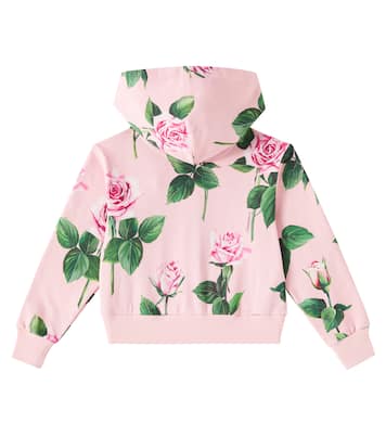 Felpa in jersey di cotone con stampa | Dolce&Gabbana Kids