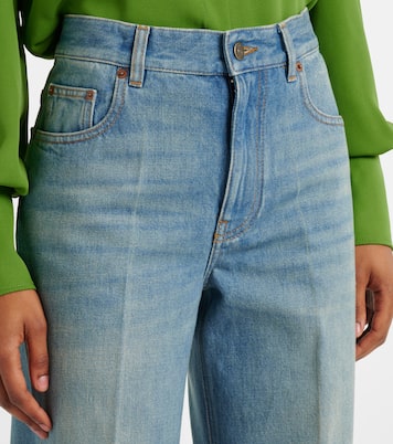 Jean droit à finitions en jacquard | Valentino