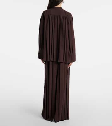 Malte plissé blouse | Joseph
