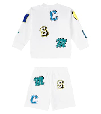 Set aus Sweatshirt und Shorts aus Baumwolle | Stella McCartney Kids