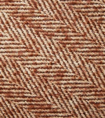Vitim jute, mohair, and wool-blend cushion | The House of Lyria