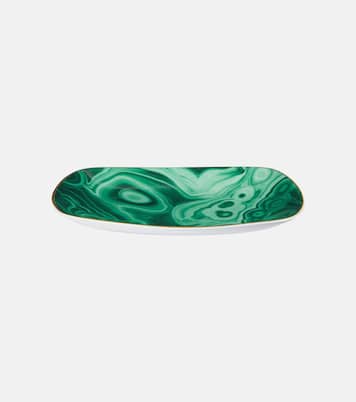 Malachite Small decorative tray | L'Objet