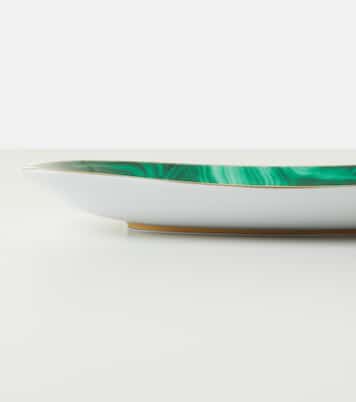Malachite Small decorative tray | L'Objet