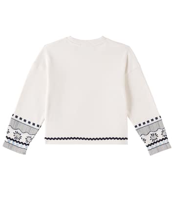 Felpa in misto cotone con ricamo | Scotch & Soda Kids