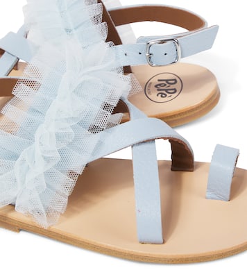 Sandali in pelle con tulle | PèPè